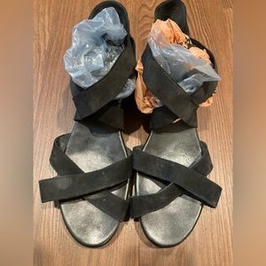 Arche Black Strappy Sandals 42